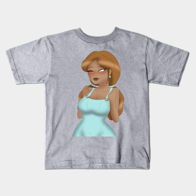 Ellie Rae Kids T-Shirt by ArielSRM